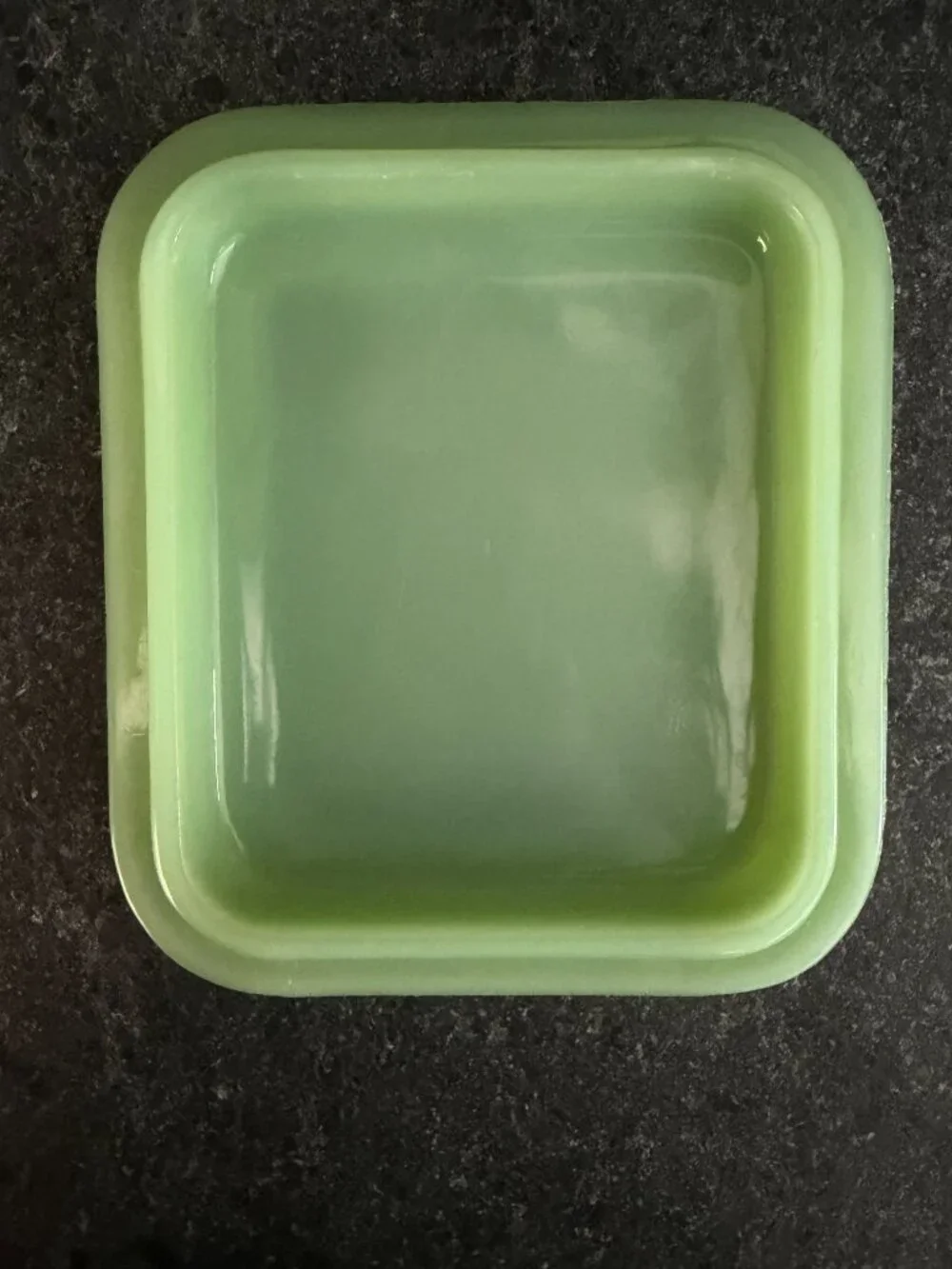 Fire King Jadeite Philbe Refrigerator Dish c1950